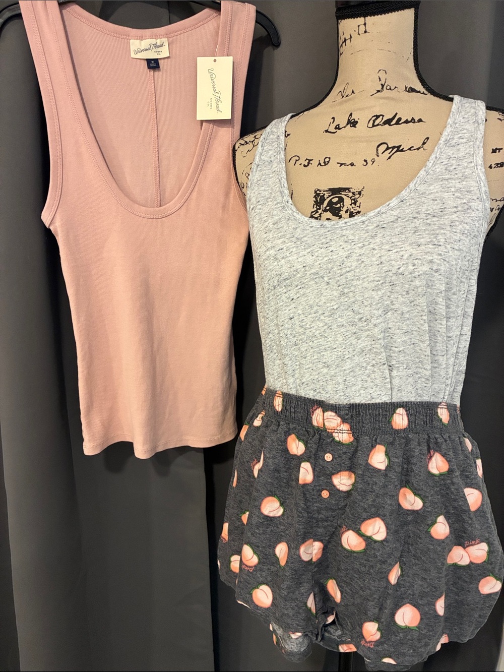 Bundle of PJ set and extra matching Tank Top